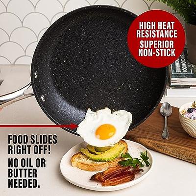  GRANITESTONE Frying Pan Nonstick, Warp-Free, with