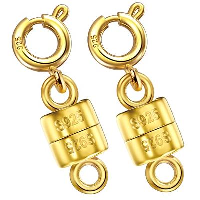 2 Pcs Necklace Clasp Jewelry Claspss Connector Accessories