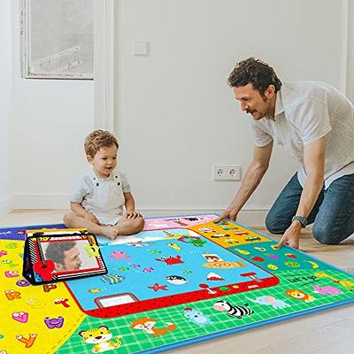 Baby Play Mat 79 x 71, Large & Thick Baby Mat for Floor, Non-Slip  Cushioned Baby Play Mat for Playing, Baby Crawling Mat for Infants, Babies