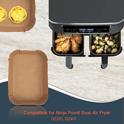 Air Fryer Accessories Paper for Ninja Foodi Dual Air Fryer, Non