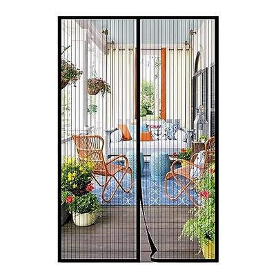 Magnetic Screen Door Fit Door Size 39 x 83 , French Door Mesh Curtain  with Heavy Duty 