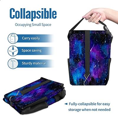 Galaxy Starry Sky Car Trash Can with Lid Portable Garbage Bag Leak-Proof  Car Storage Bag Car Garbage Can Car Accessories Interior Organizer with  Mesh Pocket - Yahoo Shopping