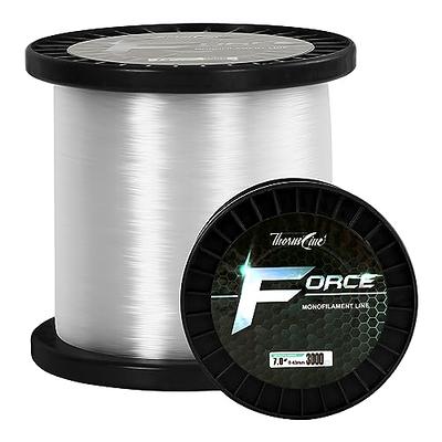 ThornsLine Force Monofilament Fishing Line - Superior Saltwater Mono Leader  Materials - Exceptional Strength Nylon Fishing line 2-100lb, Abrasion  Resistant Mono Line (0.23mm/8lb/300yd, ICE Clear) - Yahoo Shopping