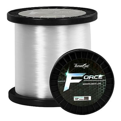  ThornsLine Force Monofilament Fishing Line - Superior  Saltwater Mono Leader Materials - Exceptional Strength Nylon Fishing Line  2-100lb, Abrasion Resistant Mono Line