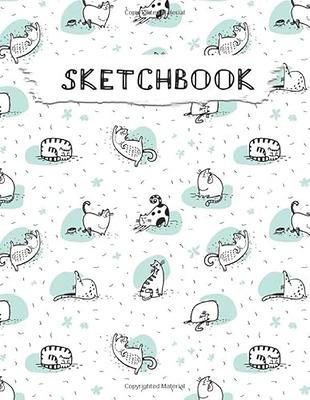 Kawaii Sketchbook: Cute anime girl blank drawing pad, manga artist  notebook, doodle journal