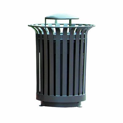 Rubbermaid Roughneck 32 Gal. Black Round Trash Can with Lid (3-Pack)  2149500-3 - The Home Depot