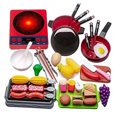 20Pcs/Set Kids Kitchen Pretend Play Pot and Pans Sets Toys Cookware  Educational Toys for Toddlers Baby
