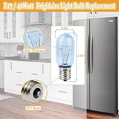 Upgrade 297048600 241552802 Refrigerator Light Bulb Replacement T8 40W Light  Bulb Compatible with Whirlpool Electrolx Kenmore Frigidaire Light Bulb -  Yahoo Shopping