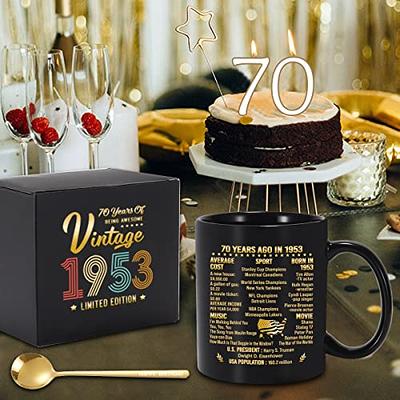 70th Birthday Gifts for Men Women Dad - 16 oz Beer Glass for Turning 70  Year Old - Unique Gifts for …See more 70th Birthday Gifts for Men Women Dad  