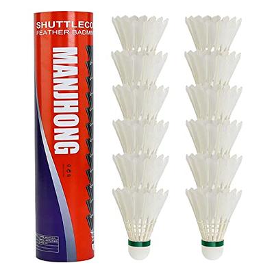 Badminton Shuttlecock Pack of 10 Feather Shuttle Cock