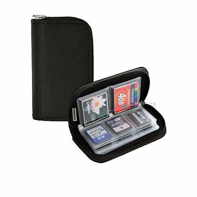 GiGimundo SD Card Holder, Waterproof Anti-Shock Memory Card Case