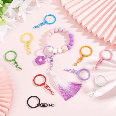 LEOBRO 140PCS Metal Swivel Snap Hooks with Key Rings, 70PCS Small Lobster  Claw Keychains Clasps and 70PCS Large Key Chain Ring for Keychain Clip