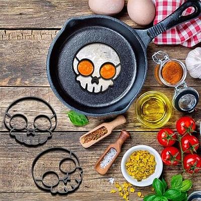 Halloween Horror Skull Fried Egg Mold, Silicone Fried Egg Mold, Breakfast  Omelette Mold, Egg Molds for Kids, Non Stick Pan Egg Pancake Ring (5packs)  - Yahoo Shopping