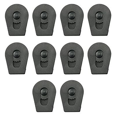 20 Pack Plastic Cord Lock Ends Replacement Spring Cord Stop for