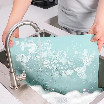 Kitchen Silicone Baking Mat New Non Slip Non Stick Silicone Pastry Pad for  Rolling Out Dough, Baking Mats Silicone for Baking Cookie Sheets, Thick Heat  Resistant Mat for Oven Bread (Green) 