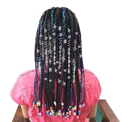 Hair Accessories Dreadlocks Jewellery, Metal Hair Beads Clips Braids Spiral Hair  Clips Dreadlock Accessories for Women Girls DIY Hair Style 