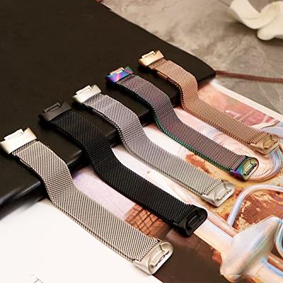 For Fitbit Charge 6 5 Watch Strap Milanese Stainless Steel Band