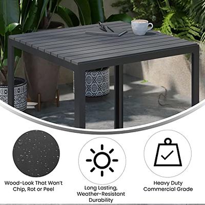 Flash Furniture Declan Commercial Indoor/Outdoor Bar Top Table