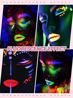 Halloween Scary Makeup Pigment Body Powder Color Glow Powder Fluorescent  Glitter