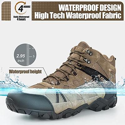 Kalkal Men's Waterproof Rubber Deck Boots For Fishing, Boating, and Camping  - Kalkal