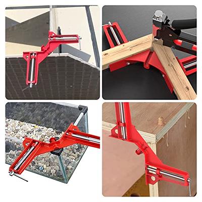 AKOLAFE 8 Pack 90 Degree Right Angle Clamp, Corner Clamps with Adjustable  Swing Jaw, Adjustable Corner Square Clamp for Woodworking, Picture Frames  Glass Holder Hand Tools - Yahoo Shopping