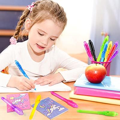 Sticky Lil Finger Invisible Ink Pens and Notebooks Set - Disappearing Ink  Pen for Kids - Spy Pens for Kids Invisible Ink - Magic Pens for Kids 