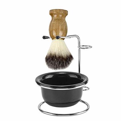 3pcs Shaving Brush Set Beard Shaving Brush Bowl Safety Shaving Stand K–