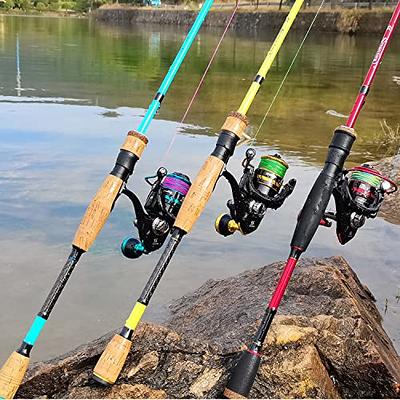 Sougayilang Fishing Rod and Reel Combo, Stainless Steel Guides