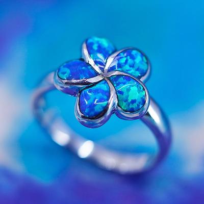 GNIRTSI Women's Birth Flower Ring