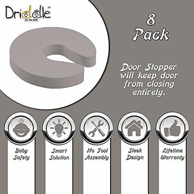 Grey Door Stopper Finger Pinch Guards - 8 Pack - 3 Colors Available -  Prevent Baby/Toddler Injuries with A Child Proof Door Stopper - Extra Soft  Foam - Large Universal Sleek Design - Driddle - Yahoo Shopping