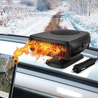 Car Heater, 12V 200W Portable Heater For Car Windshield Defogger Defroster  Fast Heating & Cooling 2 in 1 Modes with 360 Degree Rotary Base Car Heater  that plugs into cigarette lighter - Yahoo Shopping