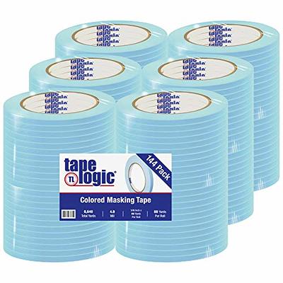 Aviditi Tape Logic 1/4 Inch x 60 Yards, General Purpose Colored Masking  Tape, Light Blue (Pack of 144) - Great for Home, Office, Arts, Crafts, DIY,  Labeling and Coding - Yahoo Shopping