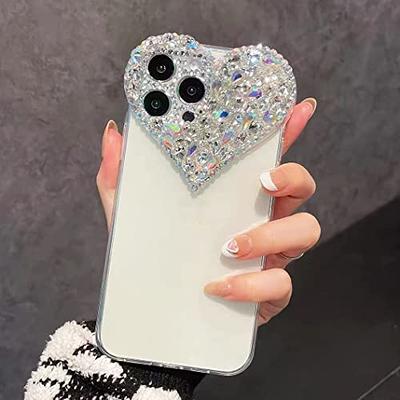 Luxury Glitter Bling Crystal Bumper Case For iPhone 14 Pro Max 13 12 14  Plus Clear Case