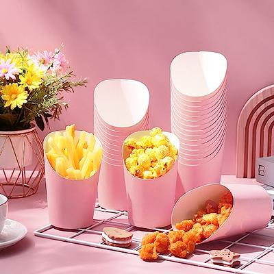 Paper Cups French Cones Holder Food Charcuterie Popcorn Fry For