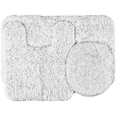 Mainstays 2 Piece Black Memory Foam Bath Rug Set, Available in