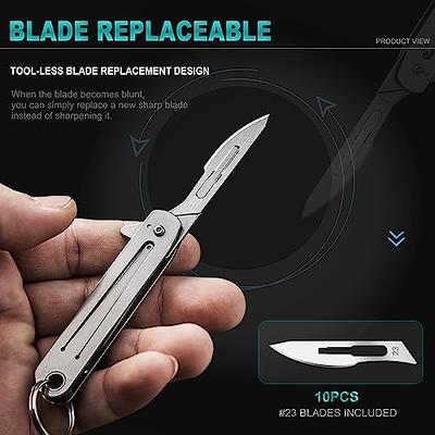 Pocket Knife Sharpener,Multifunction EDC Gear Keychain Foldable