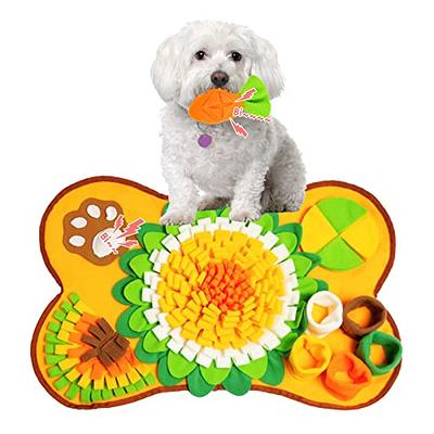 ZMUBB Pet Snuffle Mat for Dogs Sniff Mat Nosework Feeding Mat Slow Feeder  Interactive Dog Puzzle Toys for Training and Stress Relief Encourages