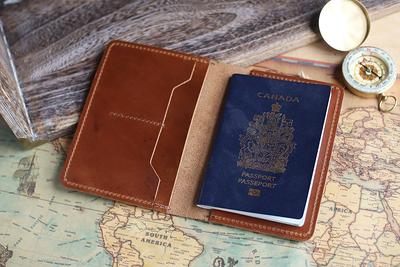Personalized Passport Wallet [Handmade] [Travel]