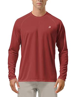 Roadbox Mens UPF 50+ UV Sun Protection Shirts Outdoor Long Sleeve SPF  Diving Rash Guard for Fishing Hiking Swimming Beet Red - Yahoo Shopping