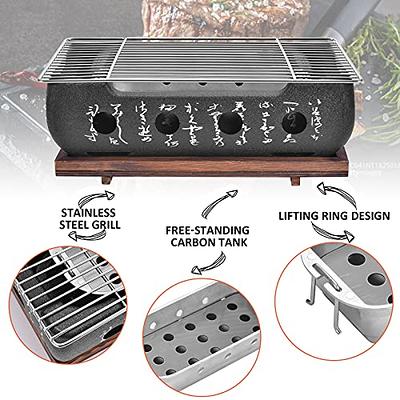 Adreak 25.6 inch 3 Burner BBQ GAS Grill Griddle, Stainless Steel Portable Detachable 30,000 BTU Table Top Propane Barbecue Grill for Camping or