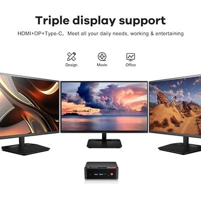 Beelink SER5 Mini PC, AMD Ryzen 5 5560U 6 Core(Up to 4.0GHz), 16GB DDR4 RAM  500GB NVMe M.2 SSD, RX Vega7, Mini Desktop Computer for Home/Office/Gaming