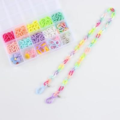 Decoendiy 200pcs Acrylic Chain Link Rings with Lobster Clasp Colored  C-Clips Hooks Chain Links Quick Link Connectors for DIY Necklace Eyeglass  Lanyard Strap Holder Making - Yahoo Shopping