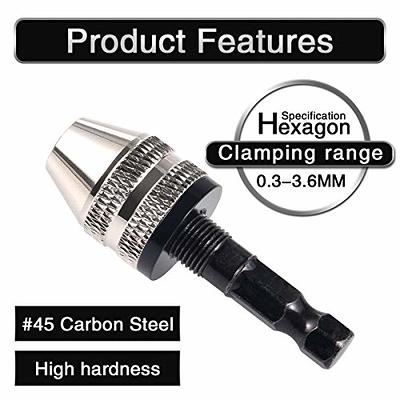 Mini Micro Aluminum 0.3-3.6mm Hand Drill With Keyless Chuck Rotary