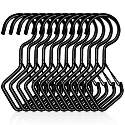 Lxoraziy 12 Pack 4 inch S Hooks for Hanging, Heavy Windproof Hooks with  Safety Buckles, Metal S Hooks for Hanging Kitchen Utensils Plant Hooks &  Garage Tools (Black) - Yahoo Shopping