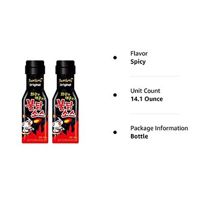 samyang Buldak Hot Chicken Flavor Sauce, 200g Pack of 2 Sauce