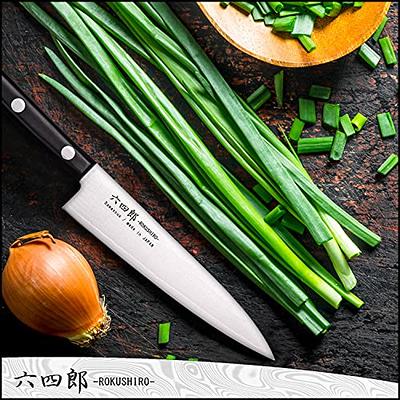 ROKUSHIRO Petty Knife 5.3-Inch (135mm), 37-Layer VG10 Damascus Hammered Kitchen  Chef Knife, High Carbon Stainless Steel Forged Blade - Yahoo Shopping