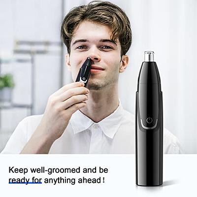 Facial - Nose Hair Remover Women: 2 in 1 Painless Electric Face Shaver and  Nose Trimmer - Rechargeable Hair Removal Tool for Face Nose Ear Peach Fuzz