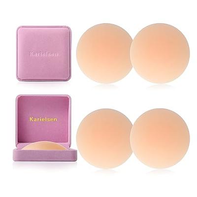 Karielsen Nipple Cover-Reusable Adhesive Nipple Covers for Women-Sticky Silicone  Nipple Pasties With beautifully Travel Box - Yahoo Shopping