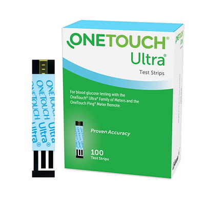 OneTouch Ultra Blue Blood Glucose Test Strips, 100 Count - Yahoo