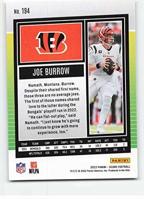 Cincinnati Bengals NFL Helmet Shadowbox w/Joe Burrow card